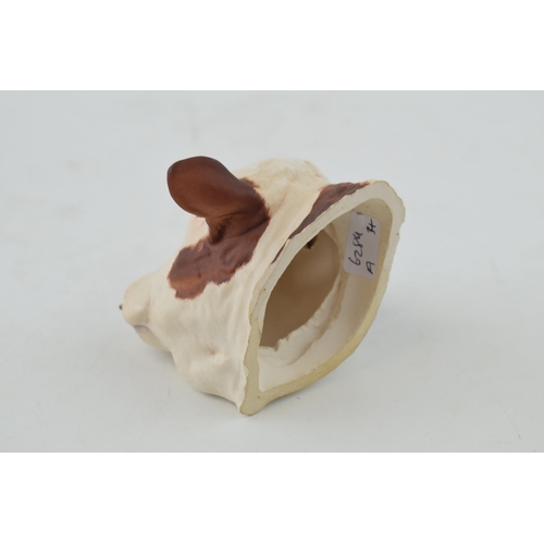 176 - Unusual Beswick wall hanging in the form of a Hereford bull's head, 8cm long.