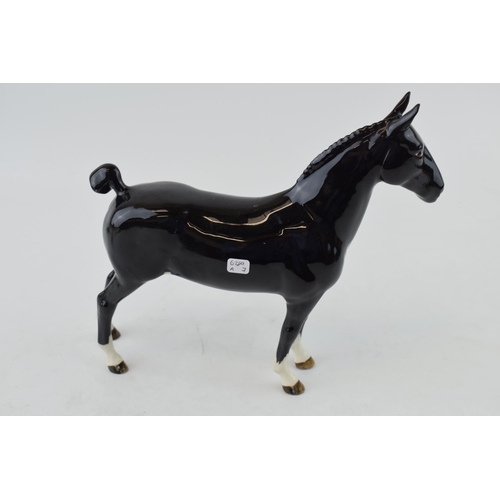 179 - Beswick Model of a Hackney pony in black gloss 1361.