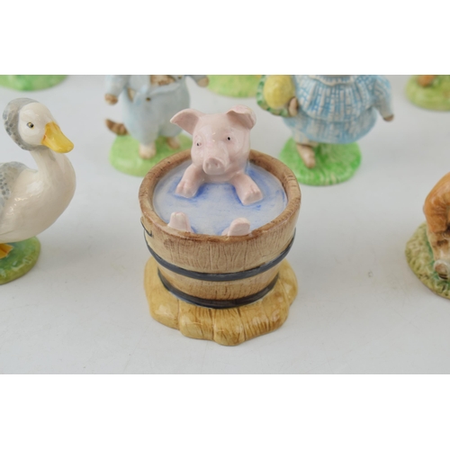 202 - A collection of boxed Beswick Beatrix Potter figures to include 'Tom Kitten', 'Jemima Puddle Duck', ... 