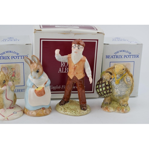 248 - Royal Albert Beatrix Potter boxed figures to include 'Mr McGregor', 'Mrs Rabbit and Peter', 'No More... 