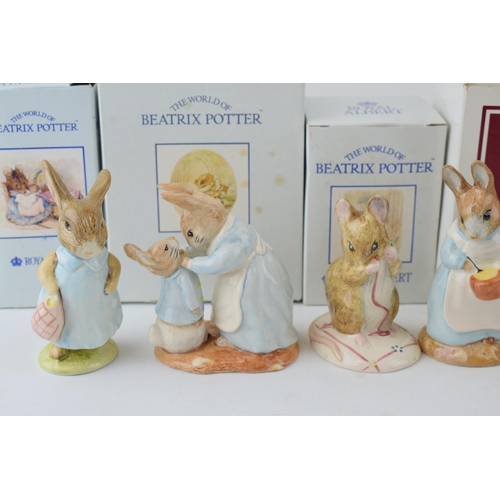 248 - Royal Albert Beatrix Potter boxed figures to include 'Mr McGregor', 'Mrs Rabbit and Peter', 'No More... 