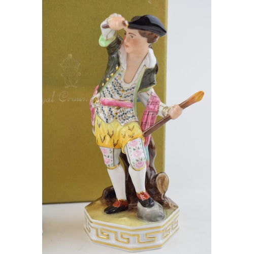 25 - Royal Crown Derby figures to include Earth and Fire, 1 boxed (2).