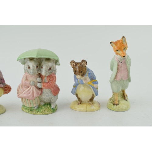 276 - A collection of Royal Albert 'Beatrix Potter' F. Warne figures to include Pigling Bland, Goody and T... 