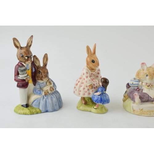 278 - A collection of Royal Albert 'Beatrix Potter' F. Warne and Bunnykins figures to include Dusty Dogwoo... 