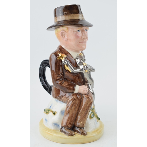 Bairstow Manor Collectables prototype Toby jug 'Reginald J Mitchell - Born Stoke On Trent 20th May 1895', 25cm tall.
