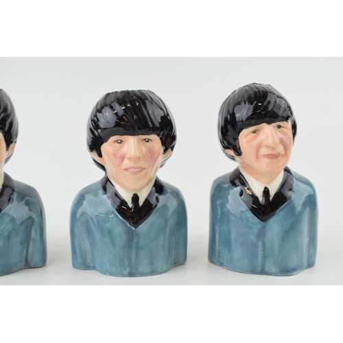 63 - Bairstow Manor character jugs of 'The Beatles - Legends of Rock & Roll', limited edition.