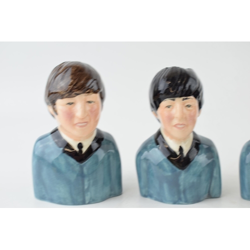 63 - Bairstow Manor character jugs of 'The Beatles - Legends of Rock & Roll', limited edition.