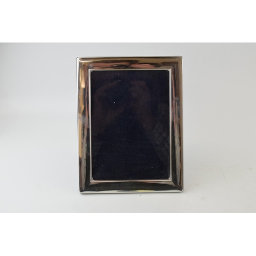 301 - Silver photo frame, easel back, Sheffield 1997, 22.5cm tall.