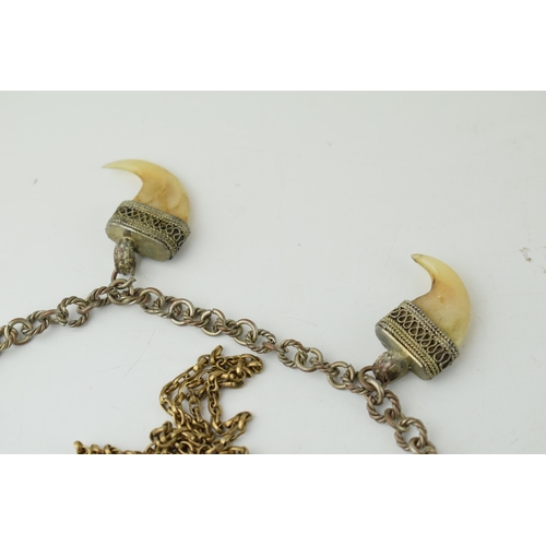 326 - A 9ct gold mourning brooch (gross weight 2 grams) together with a yellow coloured metal antique came... 