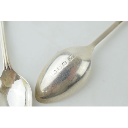 407 - A set of 3 silver coronation spoons, London 1936 Edward VIII, 27.0 grams (3).