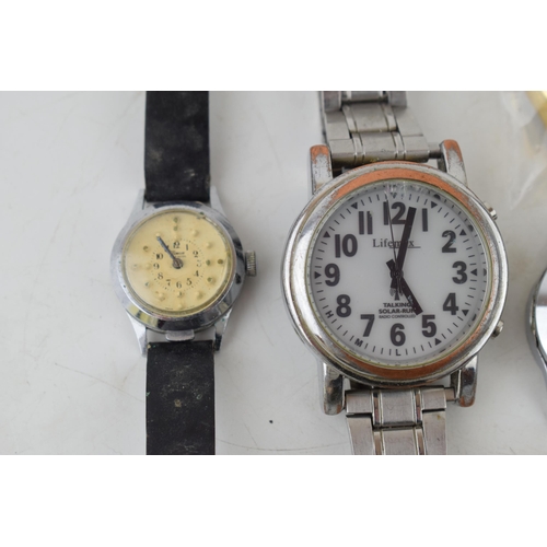 425 - A collection of braille watches (8) and talking watches (2) with some noted as working. (10)