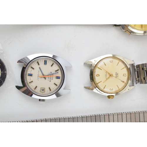 433 - A collection of vintage gentlemen's wristwatches to include examples by manufactures, Citizen, Alpen... 