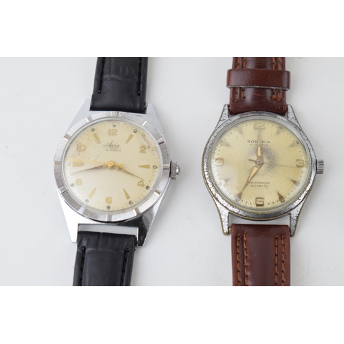 433 - A collection of vintage gentlemen's wristwatches to include examples by manufactures, Citizen, Alpen... 