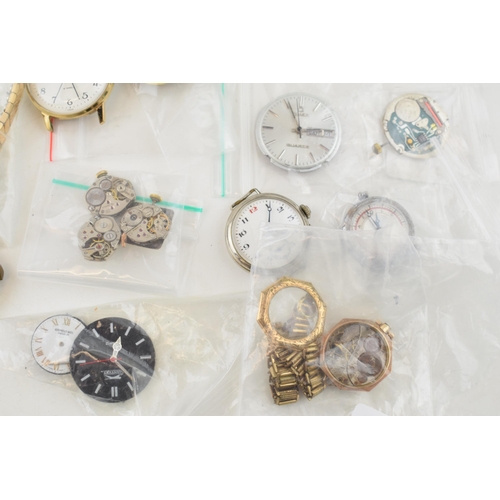 437 - A large collection of vintage ladies and gentlemen's mechanical and quartz wristwatches, pocket watc... 