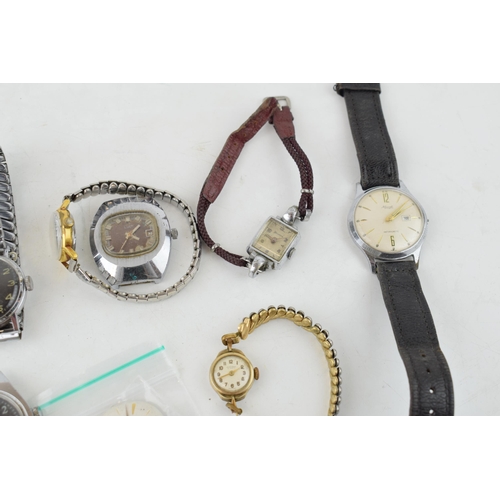 441 - A quantity of vintage ladies and gentlemen's mechanical and quartz wristwatches, pocket watches and ... 