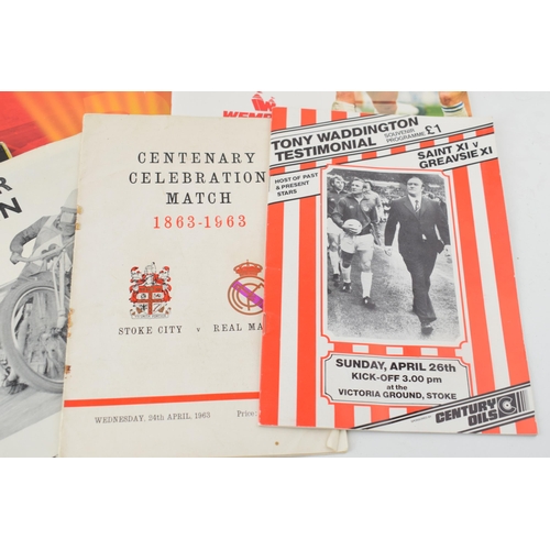 659 - A collection of ephemera relating to Stoke City Football Club. To include Centenary Celebration Matc... 