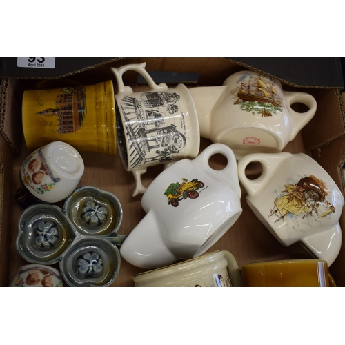 93 - A collection of Wade to include advertising wares such as Ashbourne Mineral Water, shaving mugs, a f... 