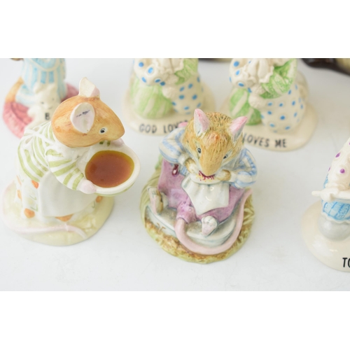 204 - Pottery to include Royal Doulton Bunnykins Trumpeter, Ace, Beswick Beatrix Potters, Little Lovables,... 