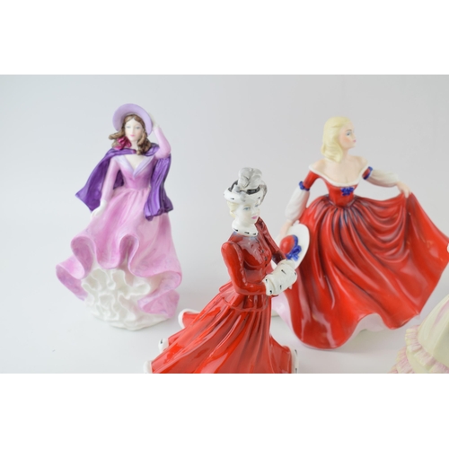 235 - A collection of Coalport Lady Figures to include, Winsome, Tara, Sophie, Marleen and one other (5)