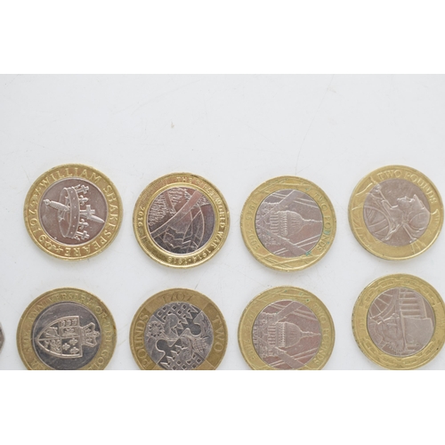 483 - A good collection of 20 £2 coins to include various designs such as William Shakespeare, Florence Ni... 