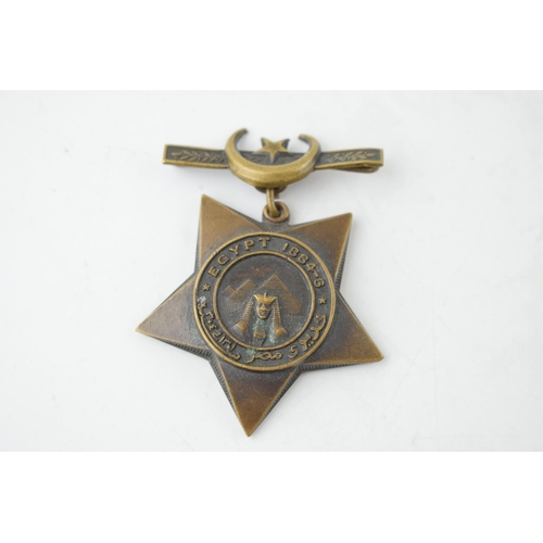 496 - A The Khedive's Star 'Egypt Medal 1884 - 6' awarded to participants in the campaigns in Egypt and th... 