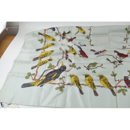 504 - Printed silk scarf from the original Sotheby’s auction and bearing the original label / lot number f... 