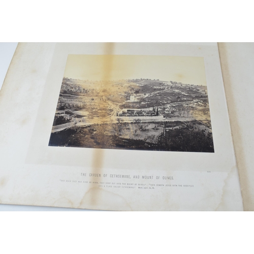 517 - Two Victorian Albumem Photographs of the Holy Land by Francis Frith from his series of the Holy Land... 