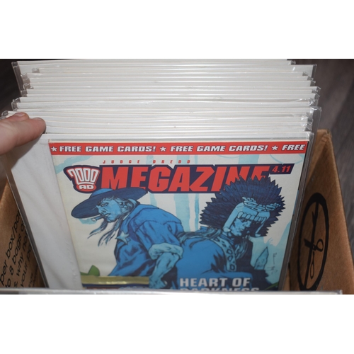 523 - A collection of Judge Dredd 'Megazine 4.16' comics dating form the 2000s. (Qty)