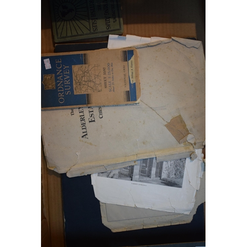 525 - An early A3 Ordnance Map, J. E. Cornish, Little Lever and surrounding areas together with an interes... 