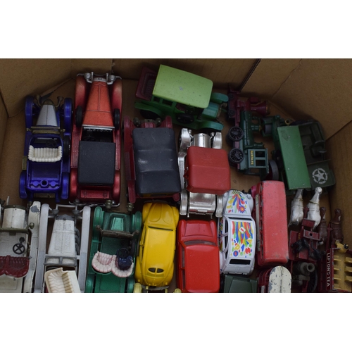 588 - A collection of vintage die-cast model vehicles by manufacturers, Corgi,  Dinky Matchbox and other s... 