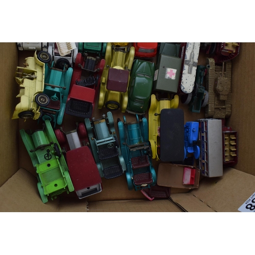 588 - A collection of vintage die-cast model vehicles by manufacturers, Corgi,  Dinky Matchbox and other s... 