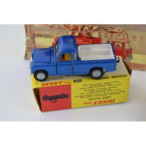 593 - A collection of Dinky Toys to include 970 Jones Fleetmaster Cantilever Crane, 344 Landrover, 404 Con... 