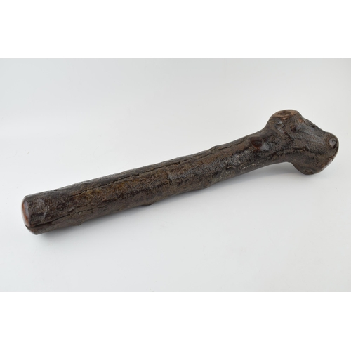 634 - A 19th century Shillelagh celtic fighting stick. A good original example. 55cm x 15cm.