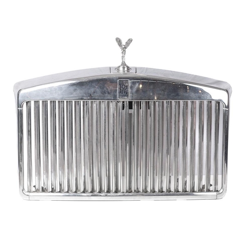 142 - A Rolls-Royce Silver Seraph radiator grill. Produced from 1998 - 2002. Spirit of Ecstasy mascot move...