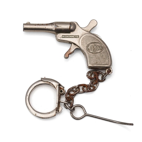 164 - Miniature Italian Molgora Mignonnette Cap Gun Pistol Key Fob in good working order some signs of use... 