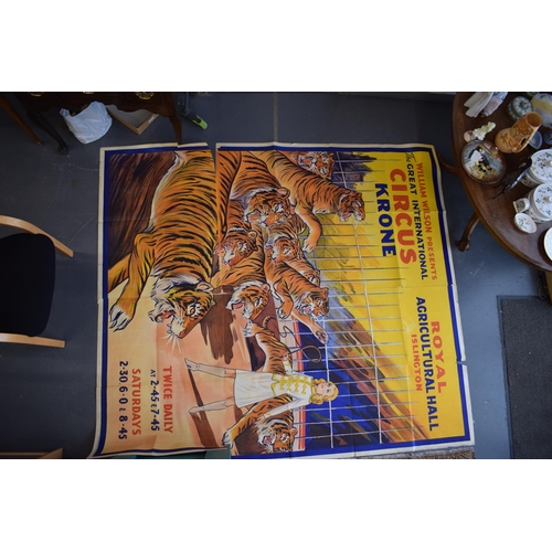 122 - Original William Wilson Colour Circus Poster Royal Agricultural Hall Islington 19th December 1939 - ... 