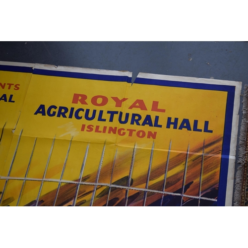 122 - Original William Wilson Colour Circus Poster Royal Agricultural Hall Islington 19th December 1939 - ... 