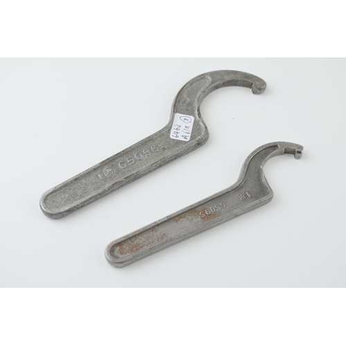 140 - Two early cast aluminium 'Rolls-Royce' gear box spanners. 'Rolls Royce Ltd' G5096. (2)