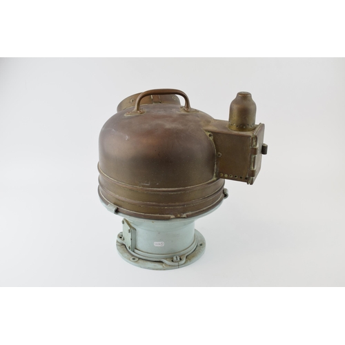 168 - WWII Binnacle compass, Royal Navy patent 0919 maritime, nautical binnacle. Liquid compass with binna... 