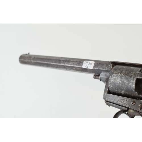 176 - c19th Deane Adams & Deane 1851 Dragoon .50 calibre Model Percussion 5 Shot Revolver