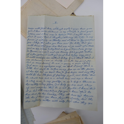 185 - A very interesting archive of over 80 letters written by First World War soldiers to the Reverend He... 