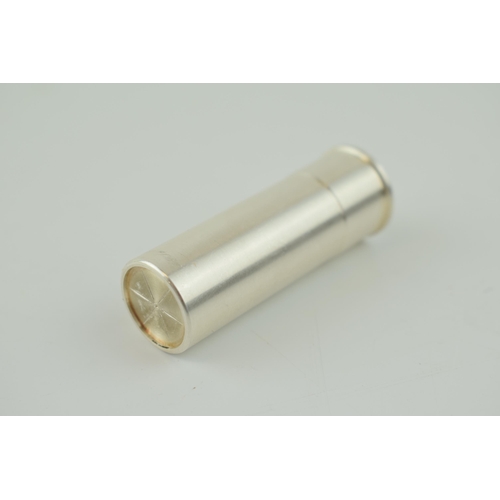 193 - Fine Silver shotgun cartridge, 5 oz / 155.6 grams, novelty silver bullion bar, 5.5cm tall.