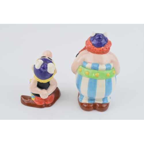 31 - Beswick pair of prototype figures 'Asterix' and 'Obelix', tallest 11cm tall (2).