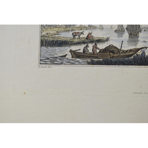 121K - A Vander coloured etching, 'C. Apostool' Published Nov 1792. 21cm x 15cm.