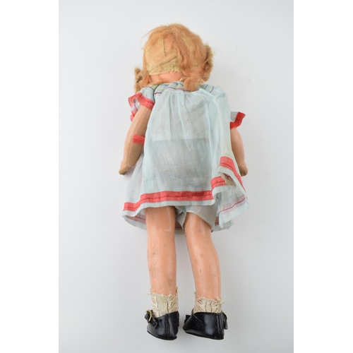 149 - Shirley Temple Doll c1910, composite head and limbs,