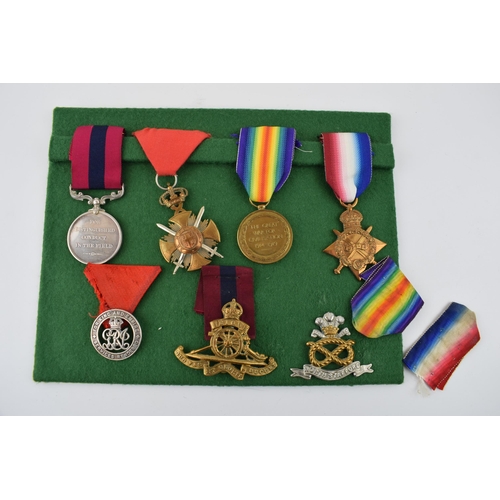 159 - World War One (WW1) DCM group of medals, awarded to Private George Phillips 14529 7th North Stafford... 