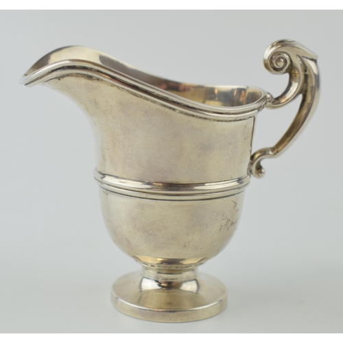 279 - Silver helmet jug, Chester 1912, 48.4 grams, 8cm tall.