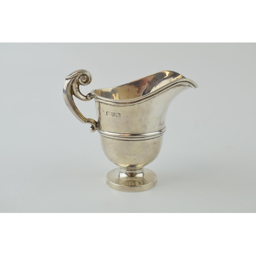 279 - Silver helmet jug, Chester 1912, 48.4 grams, 8cm tall.