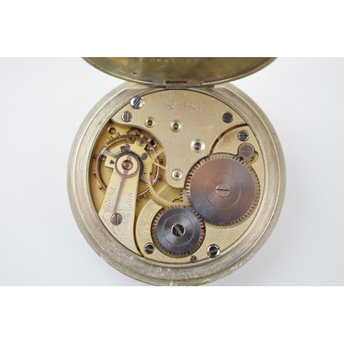 300 - An Omega WW1 Royal Flying Corps military issued pocket watch, broad arrow mark, 30 hour, non-luminou... 