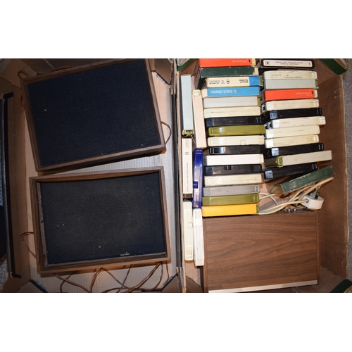 212 - A Select Solid State Stereo 8 Player together with a large select of 8 Tracks by artists such as The... 